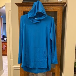 LuLaRoe Blue Hooded Top